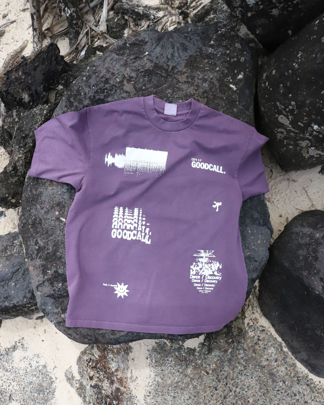 GOODCALL TEE WASHED PURPLE